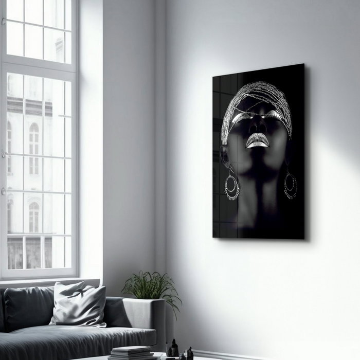 Wallity Pintura Decorativa de Vidrio Templado 70 x 110 cm Multicolor